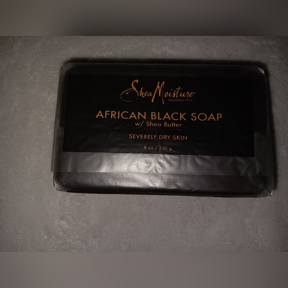 NWOT Shea Moisture African Black Soap with Shea Butter Troubled Skin 8oz - Picture 2 of 9
